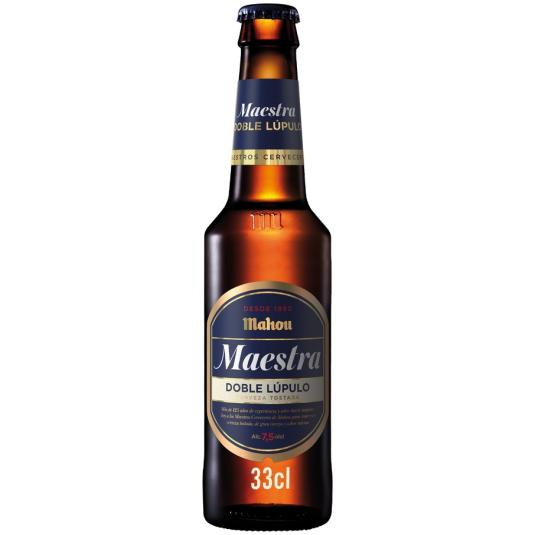 CERVEZA TOSTADA MAESTRA CRISTAL MAHOU 330ML