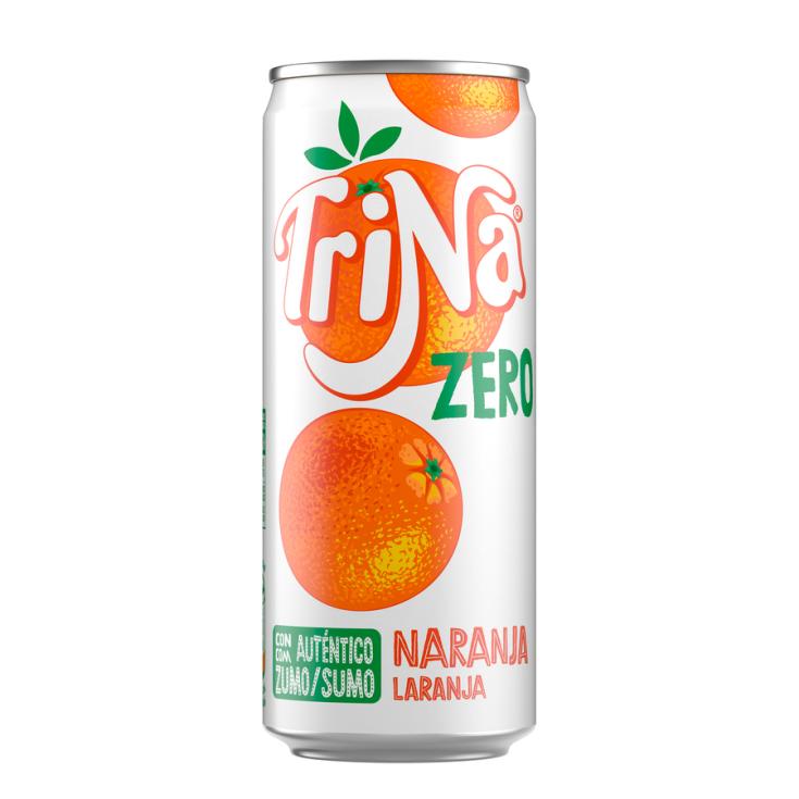 REFRESCO  NARANJA S/AZÚCAR LATA TRINA ZERO 330ML