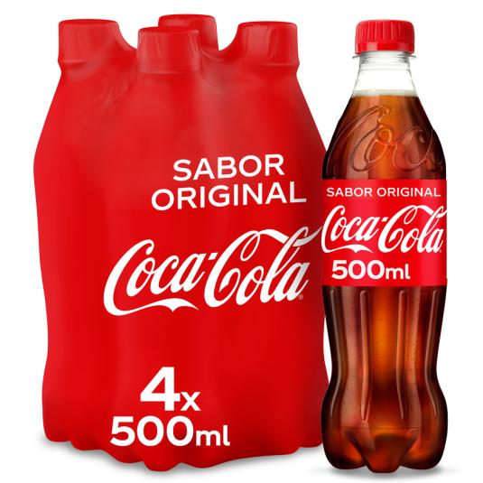 REFRESCO PET COCA COLA P4 500ML/U