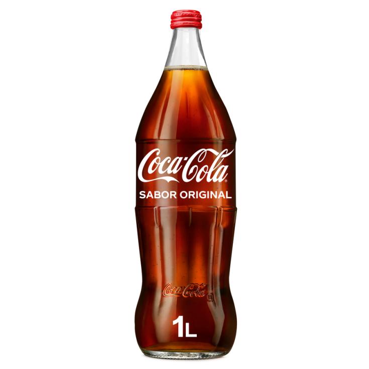 REFRESCO COLA BOTELLA CRISTAL COCA COLA 1L LaDespensa