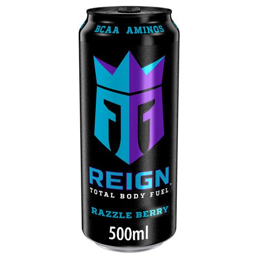 BEBIDA ENERGÉTICA RAZZLE BERRY LATA REIGN 500ML