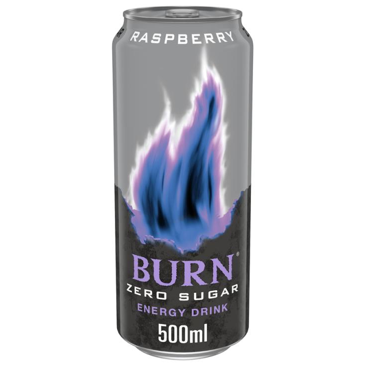 BEBIDA ENERGETICA ZERO RAPSBERRY LATA BURN 500ML