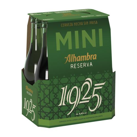 CERVEZA RESERVA CRISTAL ALHAMB 1925 MIN P6 220ML/U