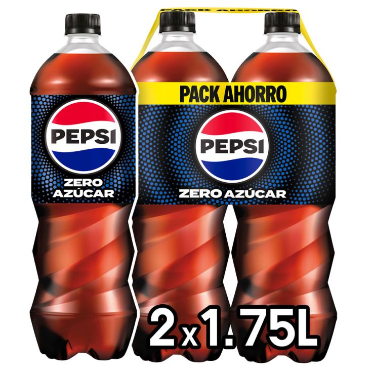 REFRESCO COLA ZERO BIPACK PEPSI P2 1.75L/U