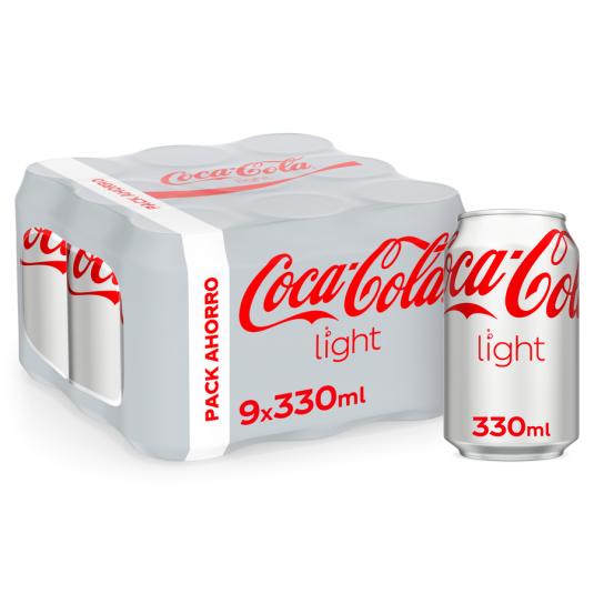 REFRESCO LIGHT LATA COCA COLA P9 330ML/u