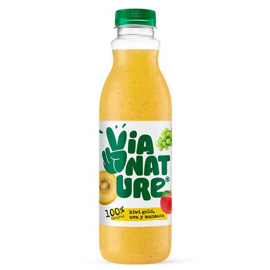 ZUMO REFRIGERADO KIWI GOLD UVA MANZ VIANATURE 750ML