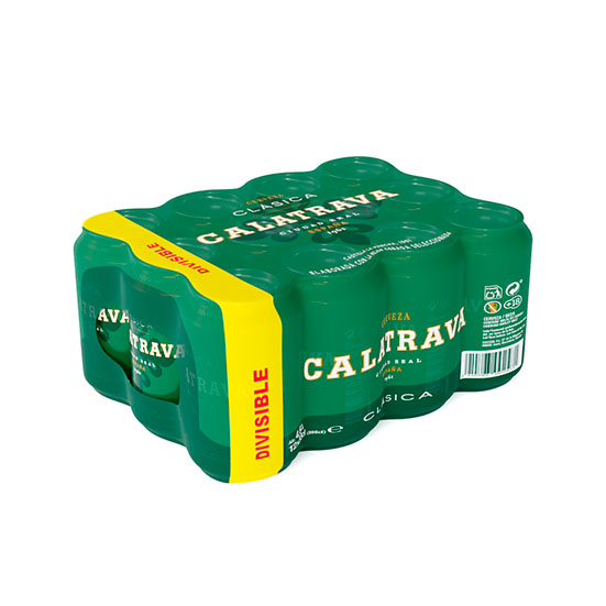 CERVEZA LATA CALATRAVA P12 33CL/u