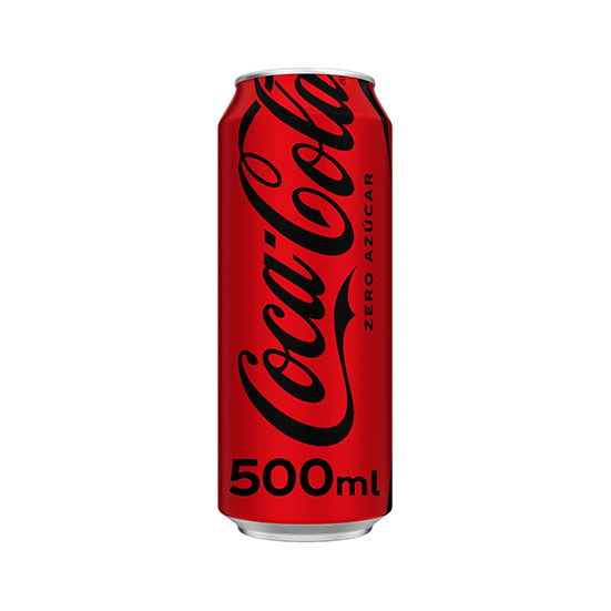 Refresco cola s/ázucar lata Coca cola 500ml