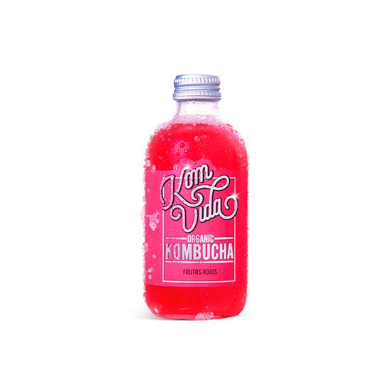 Kombucha frutos rojos Komvida 250ml