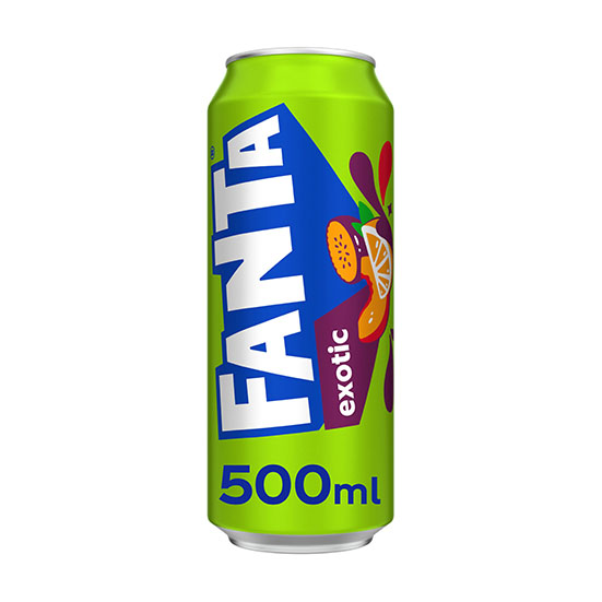 Refrescos exotic lata Fanta 500ml