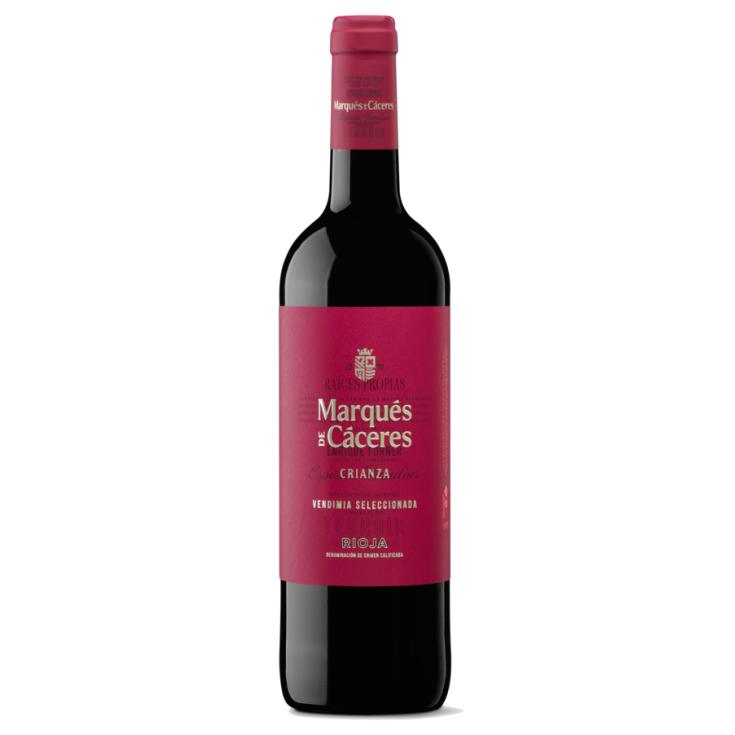 VINO TINTO RIOJA CRIANZA MARQUES DE CACERES 750ML