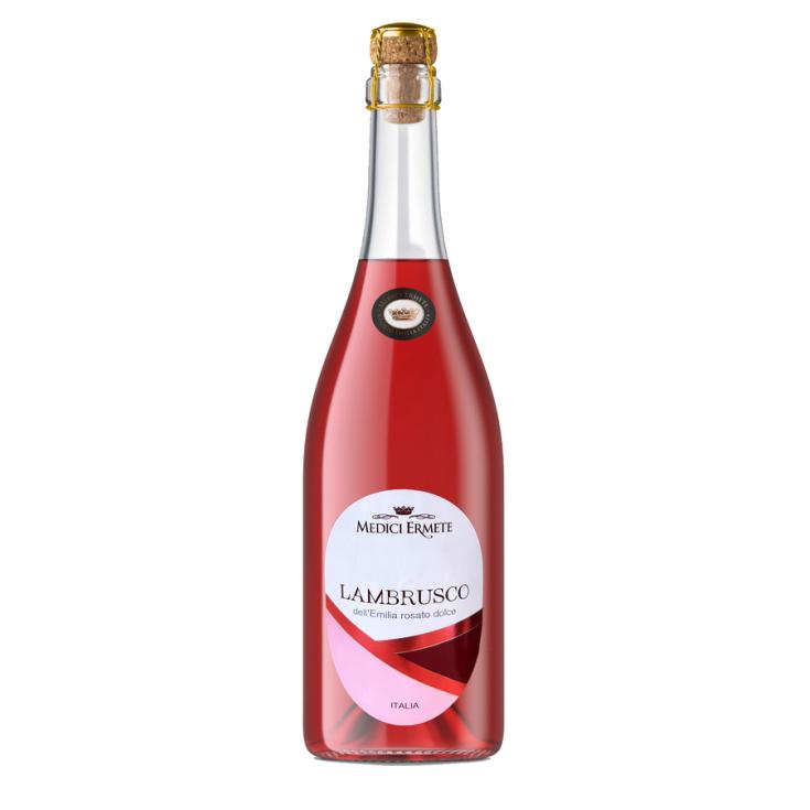 VINO ROSADO LAMBRUSCO MEDICI 750ML