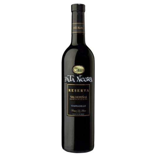 Vino tinto reserva valdepeñas Pata negra 750ml