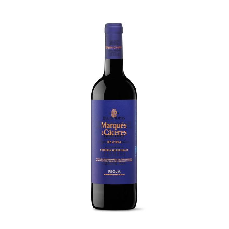 VINO TINTO RIOJA RESERVA MARQUES DE CACERES 750ML