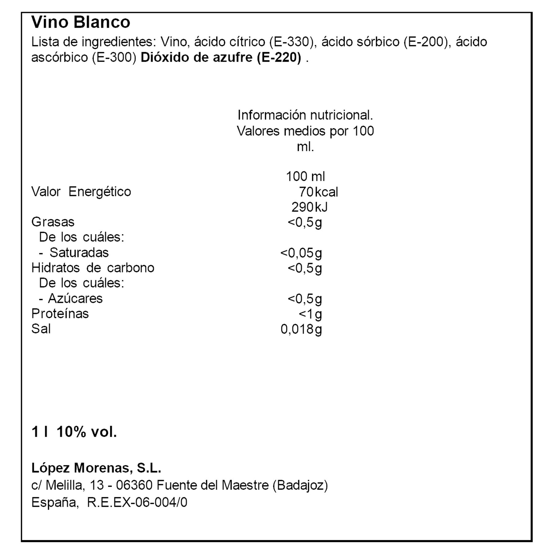VINO BLANCO MESA BRIK GRAN DUQUE 1L