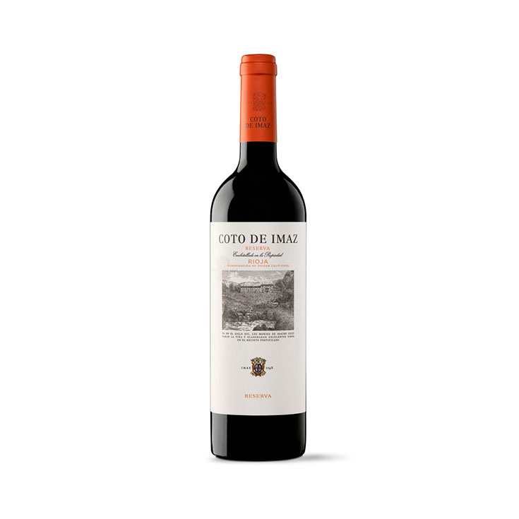 VINO TINTO RESERVA D.O RIOJA COTO DE IMAZ 750ML
