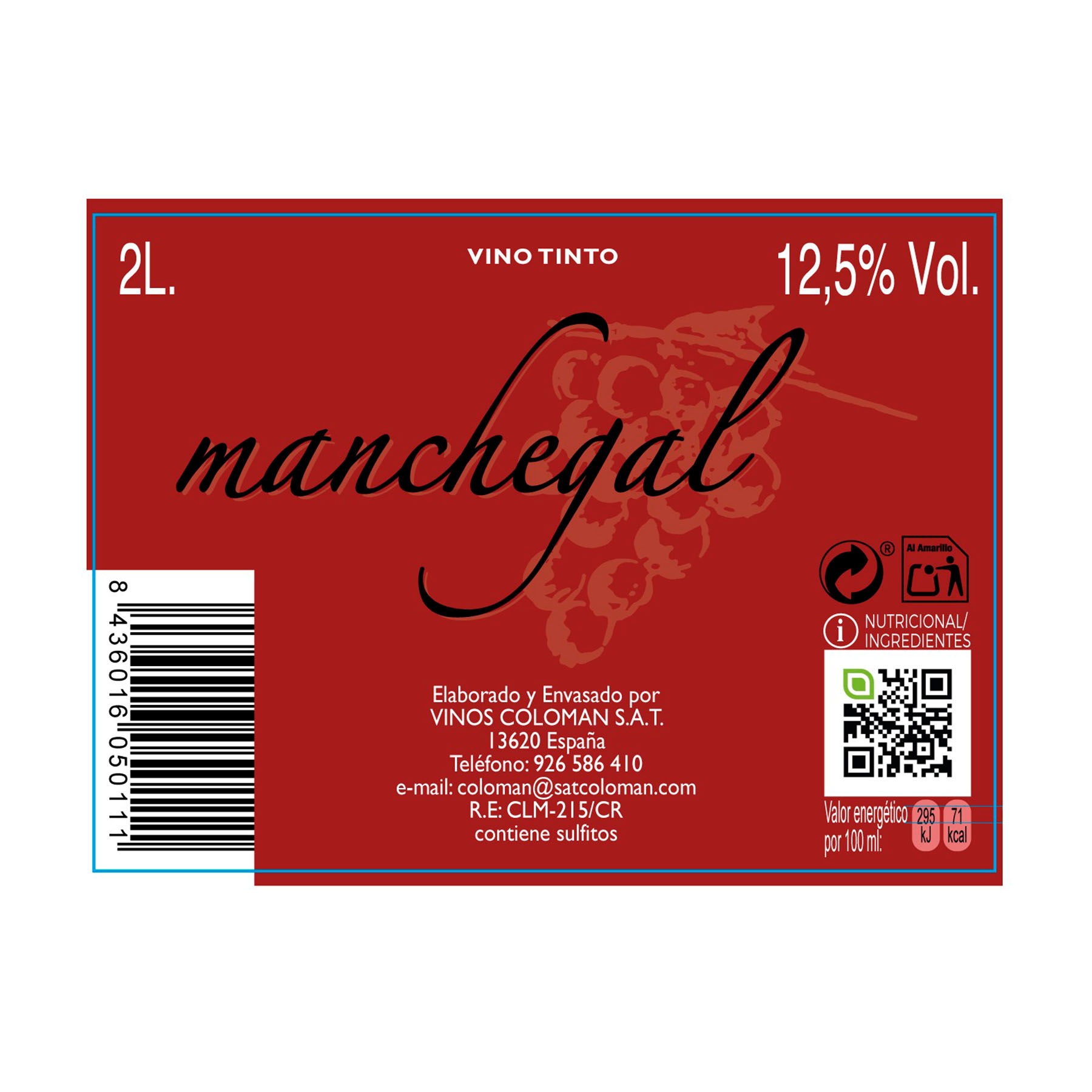 VINO TINTO MESA MANCHEGAL 2L