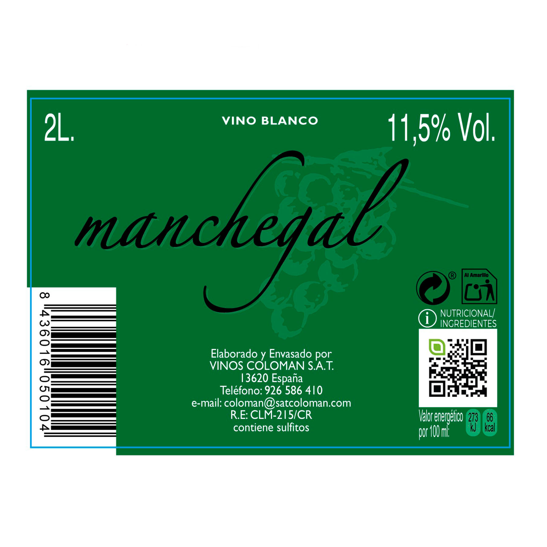 VINO BLANCO MESA MANCHEGAL 2L