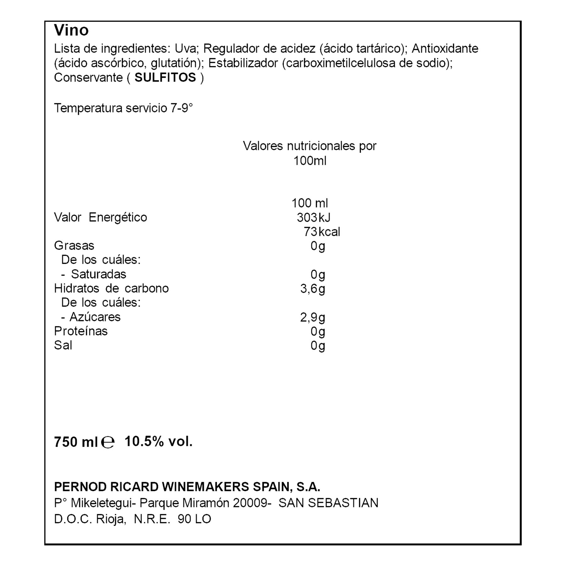 VINO BLANCO SEDOSO CAMPOVIEJO 75CL