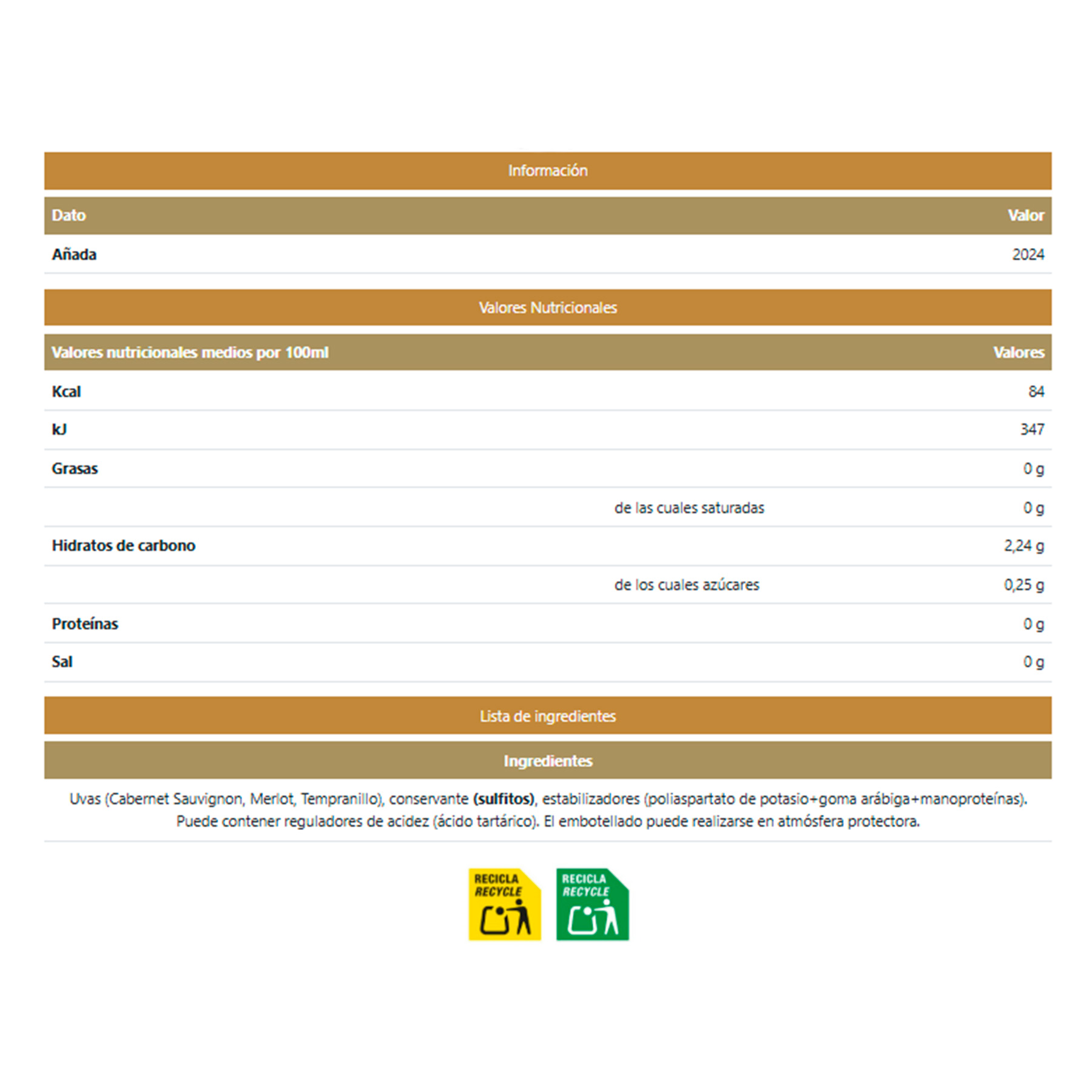 VINO TINTO SELECCION MONTESIERRA SOMONTANO 750ML