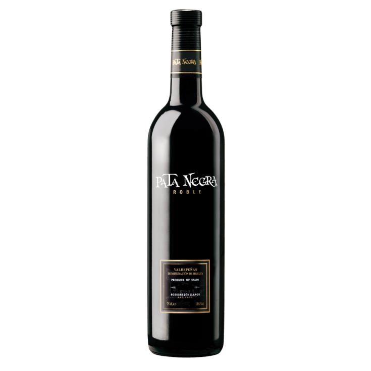 VINO TINTO ROBLE VALDEPEÑAS PATA NEGRA 750ML