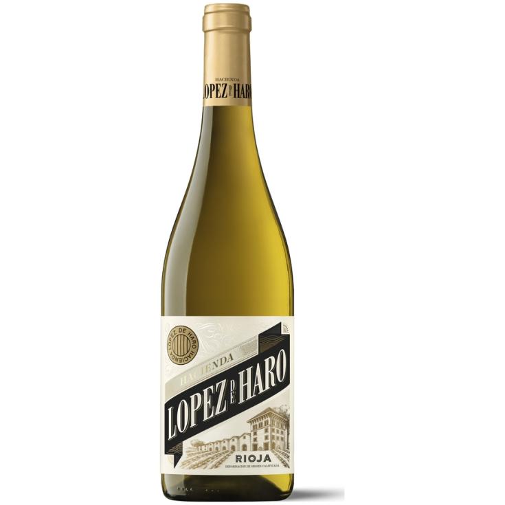 VINO BLANCO RIOJA HACIENDA LOPEZ 75CL