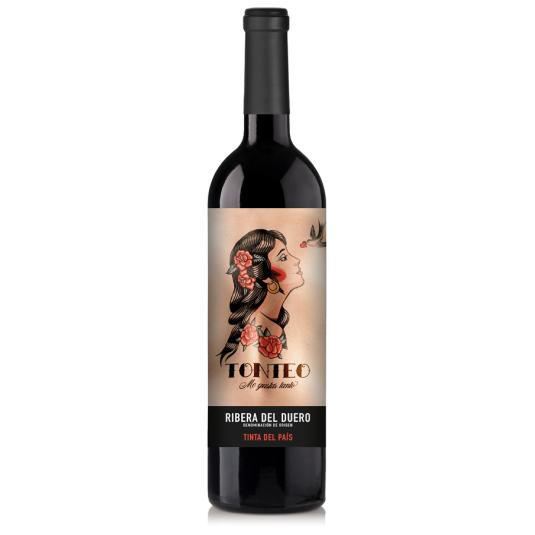 VINO TINTO RIBERA DEL DUERO JOVEN TONTEO 750ML