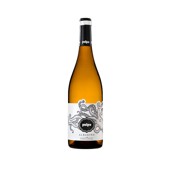 VINO BLANCO ALBARIÑO DO RIAS BAIXAS PULPO 750ML