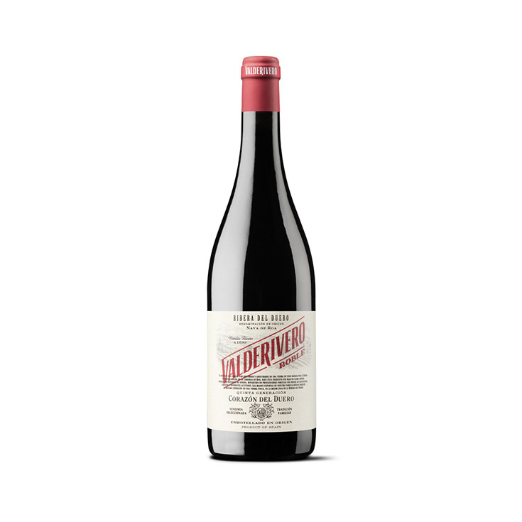 VINO TINTO RIBERA DEL DUERO ROBLE VALDERIVERO 750ML