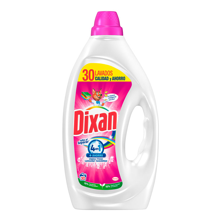 DETERGENTE LÍQUIDO ADIOS AL SEPARAR DIXAN 30D