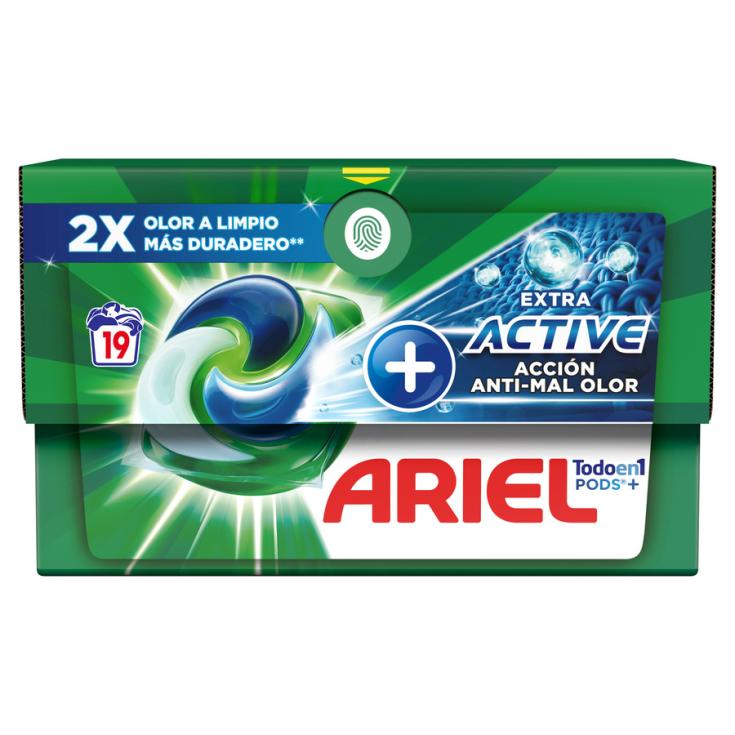 DETERGENTE CÁPSULA ACTIVE 3EN1 PODS ARIEL 19D - LaDespensa