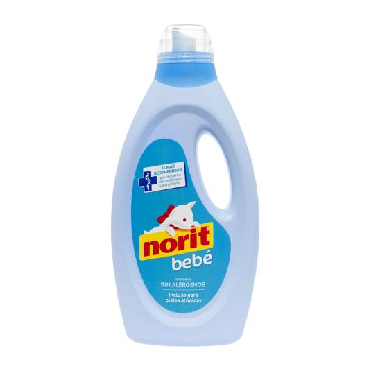 DETERGENTE ROPA DELICADAS BEBÉ NORIT 1.125L