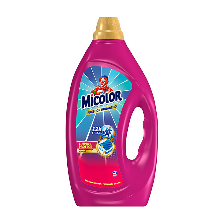 DETERGENTE LÍQUIDO FRESCOR DURADERO MICOLOR 28D
