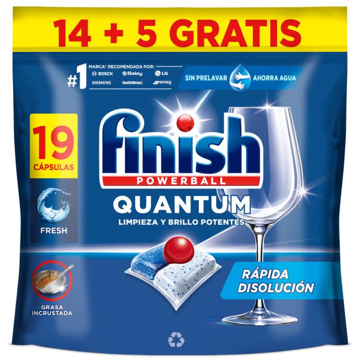 LAVAVAJILLA MÁQUINA CAPSULA QUANTUM FINISH 14+5D