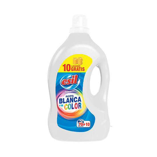 DETERGENTE LÍQUIDO ROPA BLANCA Y COLOR ESIL 80D