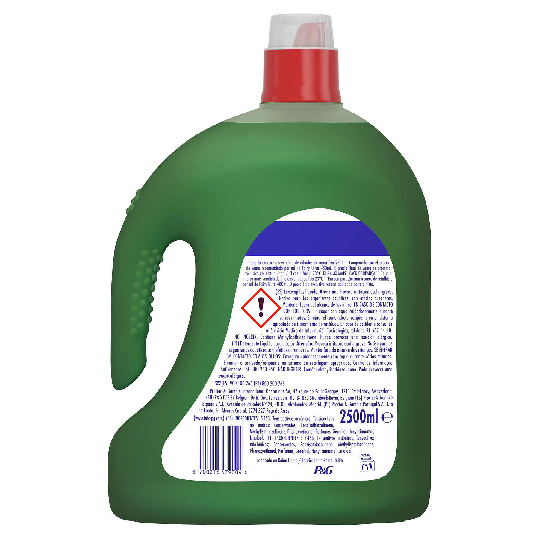 LAVAVAJILLAS ORIGINAL FAIRY 2500ML