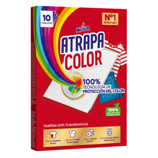 TOALLITAS ATRAPACOLOR MICOLOR 10U