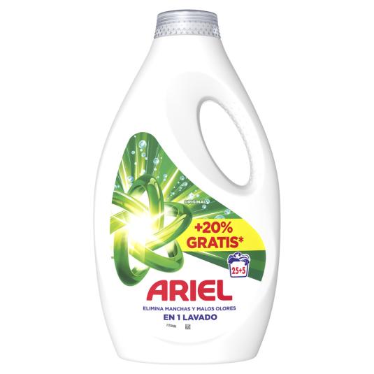 DETERGENTE LÍQUIDO ORIGINAL ARIEL 25+5