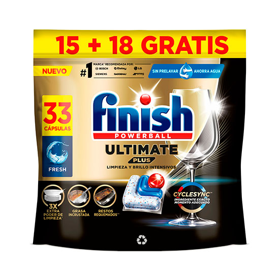 LAVAVAJILLAS ULTIMATE PLUS FINISH 15+15