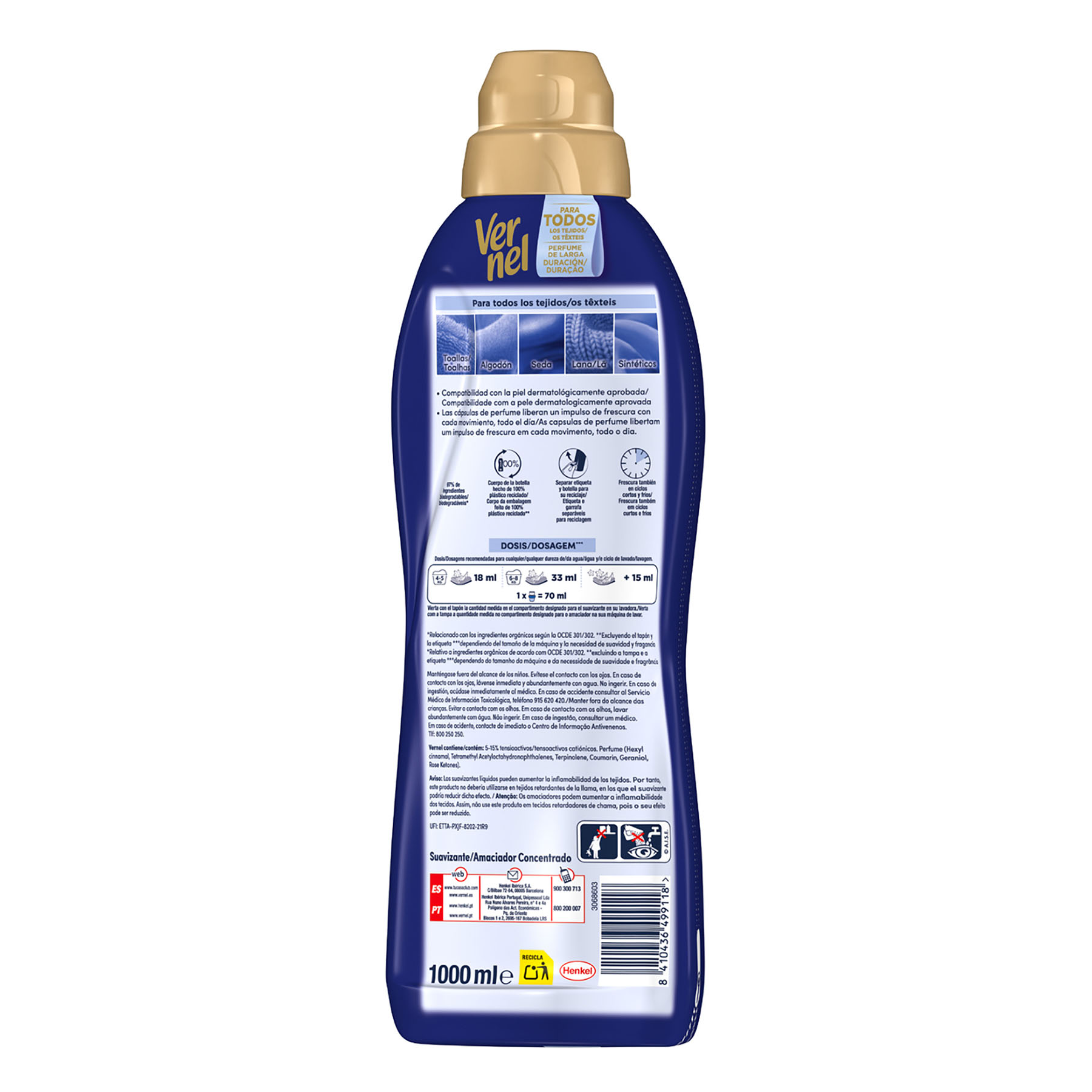 SUAVIZANTE BLUE VERNEL 55D