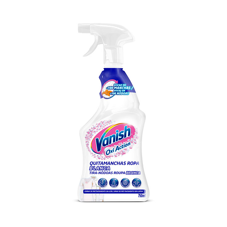 QUITAMANCHAS SPRAY ROPA BLANCA VANISH 750ML
