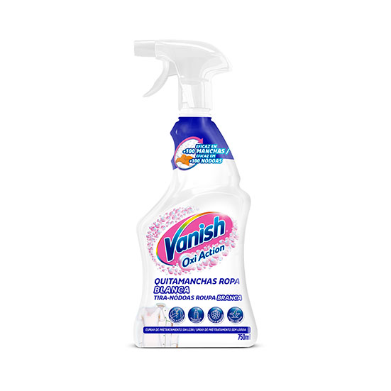 QUITAMANCHAS SPRAY ROPA BLANCA VANISH 750ML