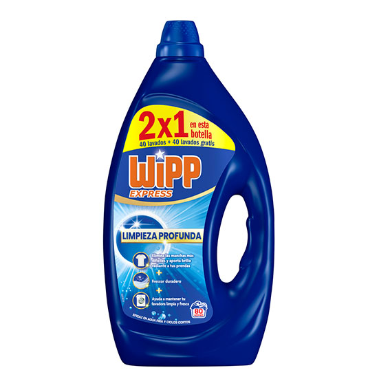 DETERGENTE GEL AZUL WIPP 40+40D