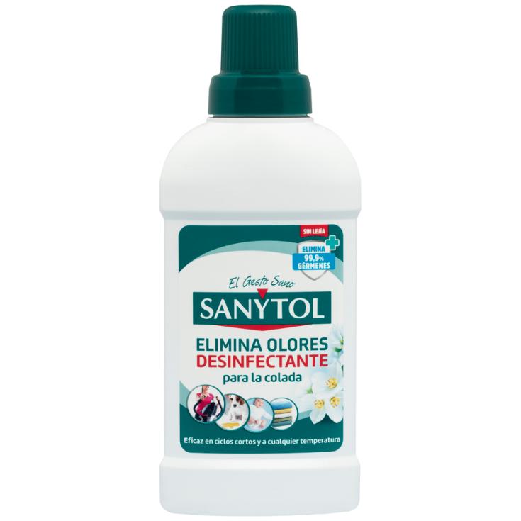 SUAVIZANTE CONCENTRADO DESINFECTANTE TEXTIL SANYTOL 500ML