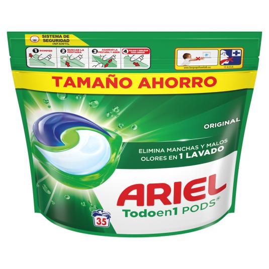 DETERGENTE CÁPSULAS ORIGINAL ARIEL 35D