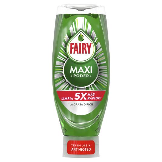 LAVAVAJILLAS CONCENTRADO MAXI PODER FAIRY 660ML