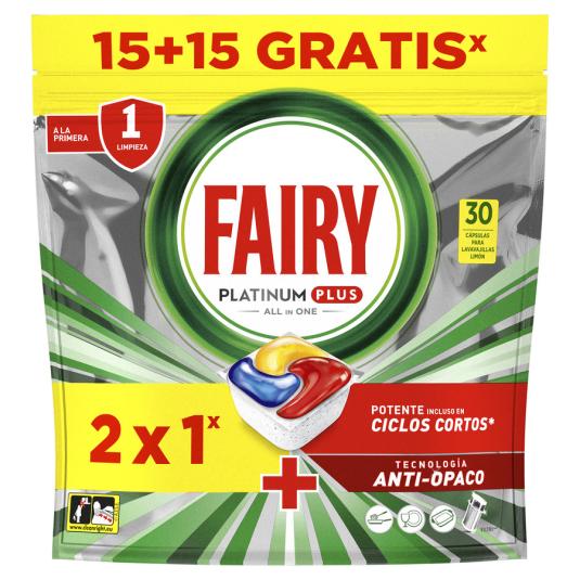 LAVAVAJILLAS PLATINUM PLUS FAIRY 30D
