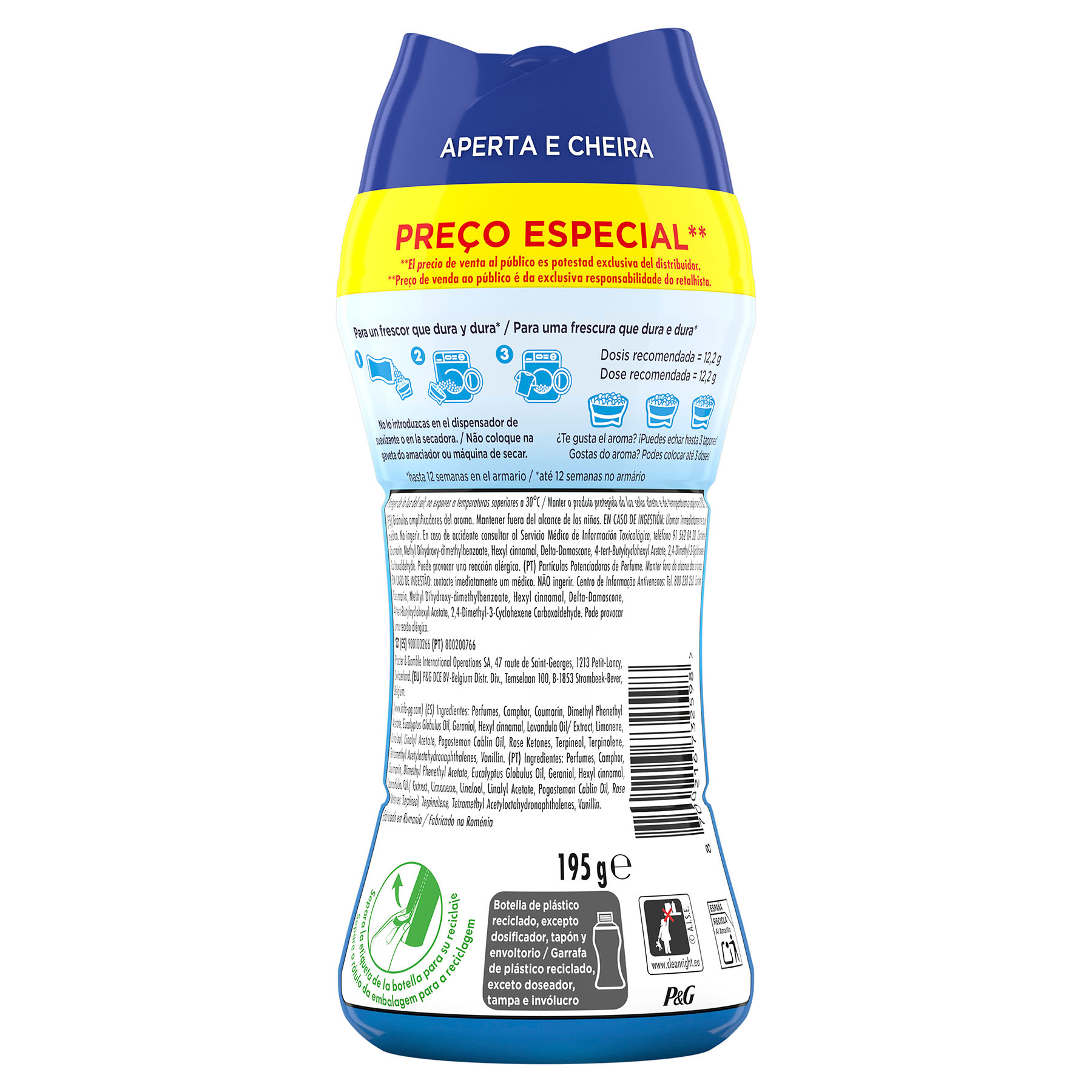 PERLA FRESCOR DE ABRIL LENOR 195ML