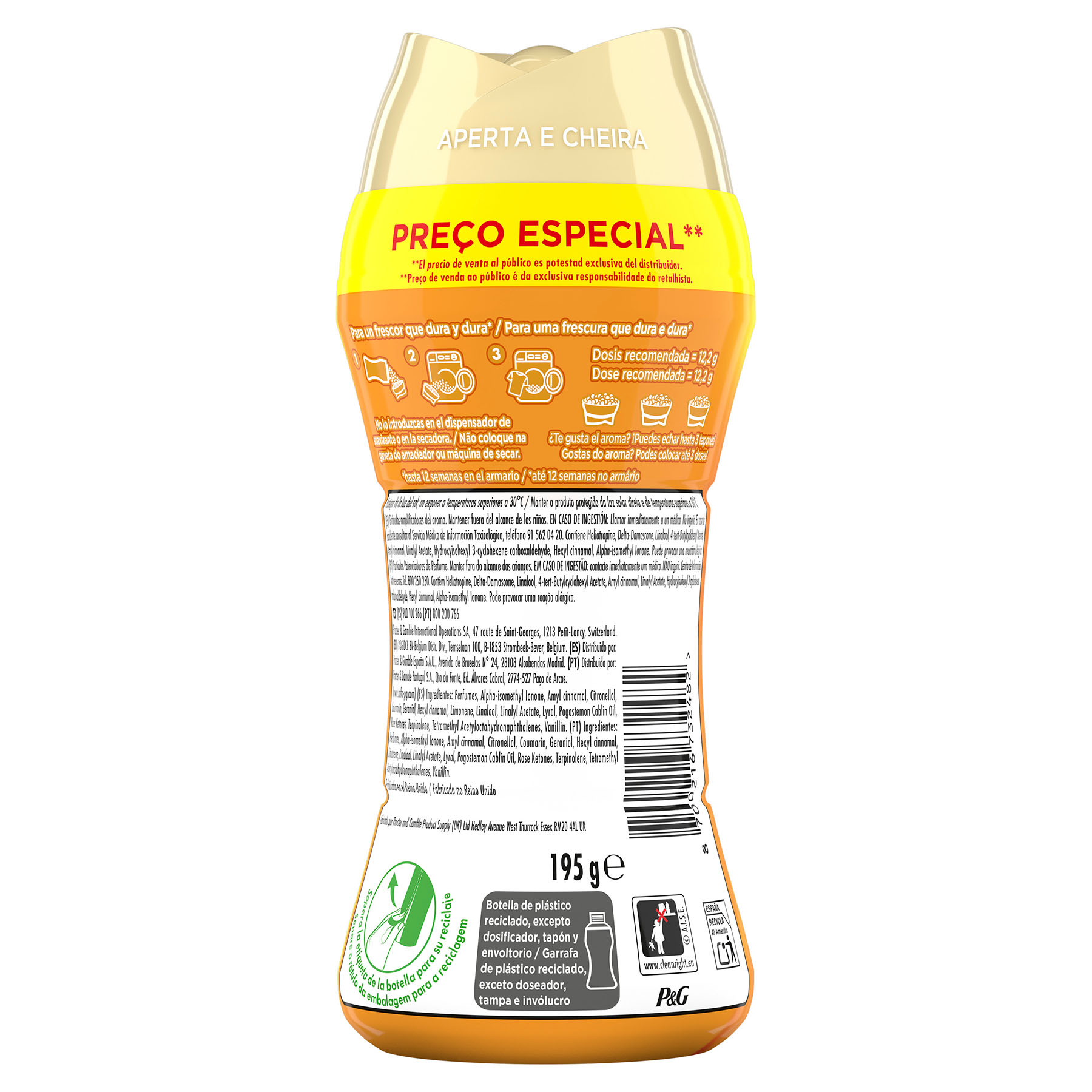 PERLAS ORQUIDEA DORADA LENOR 195ML