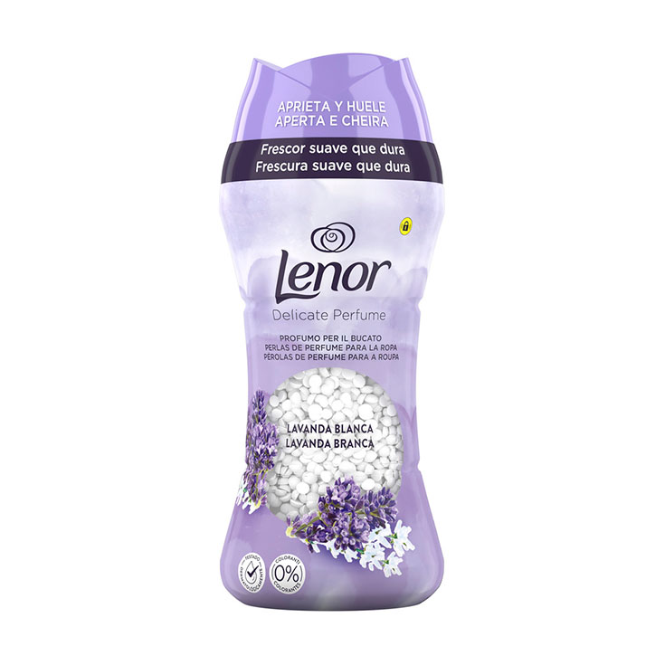PERLAS LAVANDA BLANCA LENOR 195G